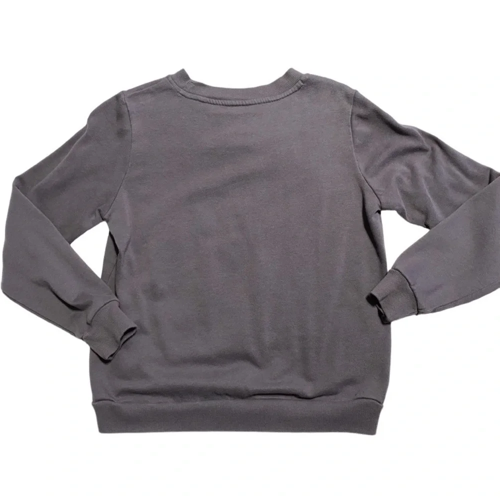 The ROLLING STONE Grey Long Sleeve Crewneck Pullover Sweatshirt Size Large - Picture 3 of 5